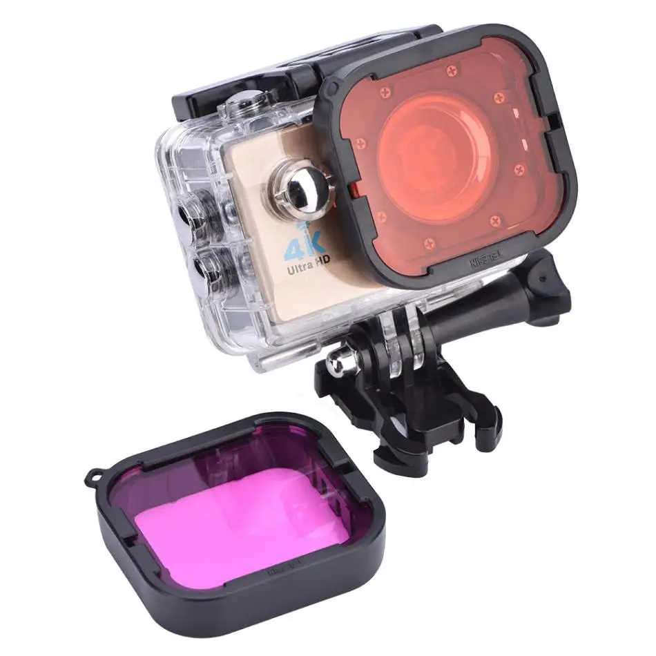 

TELESIN Filters Polarizer Underwater Dive Lens Filter for GoPro Hero 5 Housing Case 2 Pieces/Set