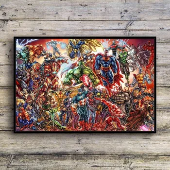 

Super Hero Artwork Decorative Wall Pictures Heroic Oil Canvas Painting Modern Wall Art Canvas Prints Gifts for children