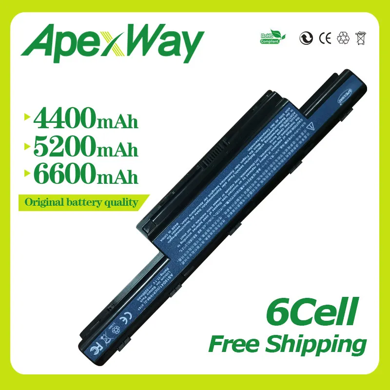 Apexway 6 Cell Battery for Acer aspire v3 571g 4741G 4741ZG 4741Z 4741 5741 AS10D31 AS10D81 AS10D51 AS10D3E AS10D61 AS10D75 Apexway 6 Cell Battery for Acer aspire v3 571g 4741G 4741ZG 4741Z 4741 5741 AS10D31 AS10D81 AS10D51 AS10D3E AS10D61 AS10D75