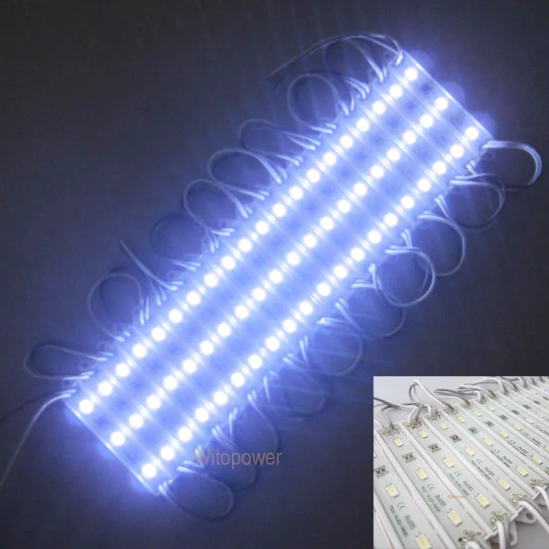 

20pcs/row Super Bright 5630 LED Module SMD 3 LEDS Cool White Light Waterproof 12V DC
