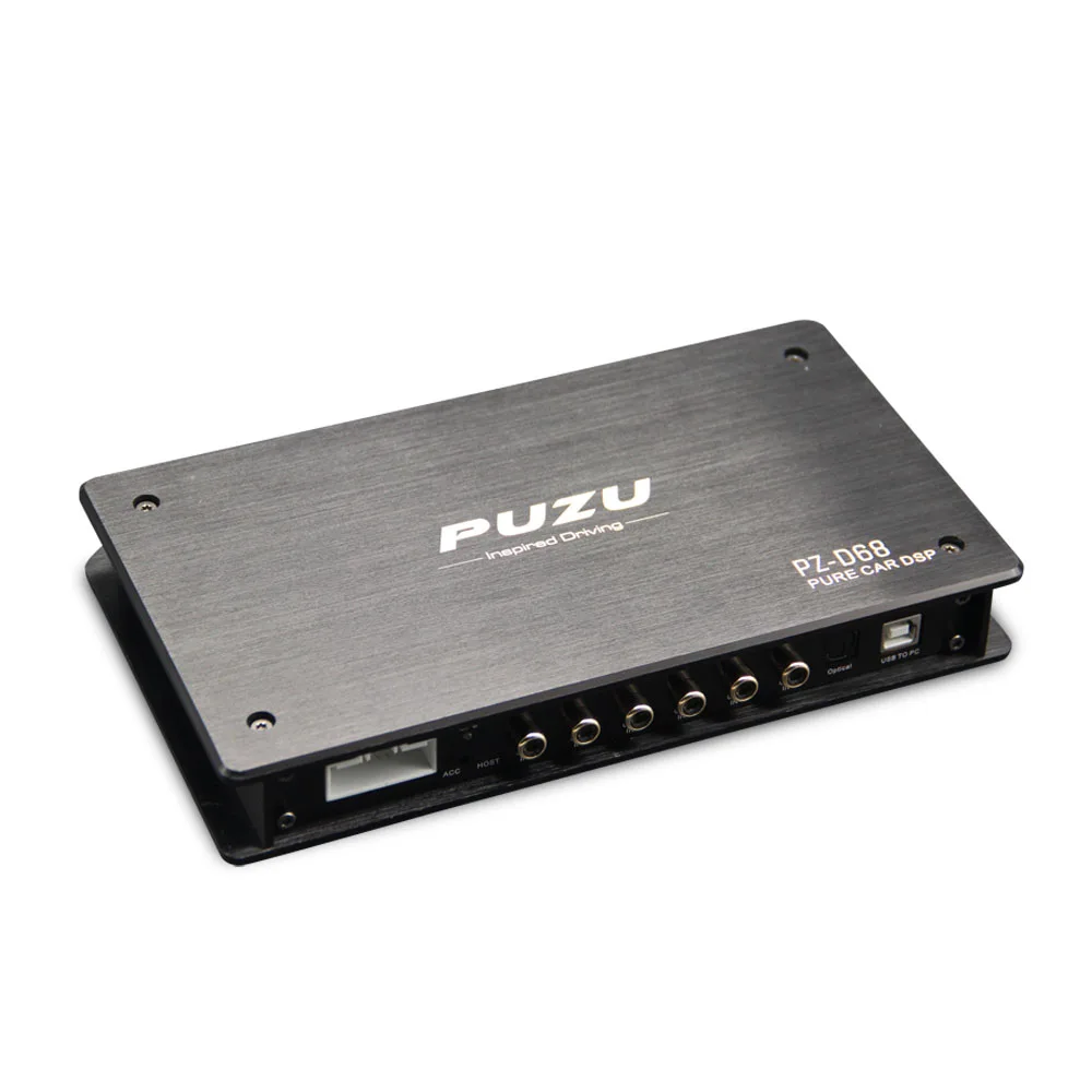PUZU чистый цифровой процессор сигнала 6ch RCA в 8CH out Car DSP 31band EQ Настройка поддержка