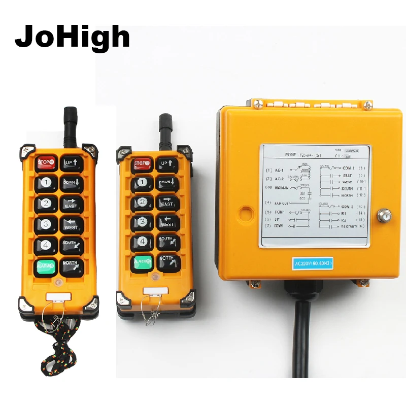 JoHigh F23 A + 24 в 36 В 220 380 промышленный беспроводной радиопульт дистанционного