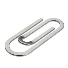 Stainless Steel Metal Multi Function font b Men b font Money Clips Paper Clip Holder Folder