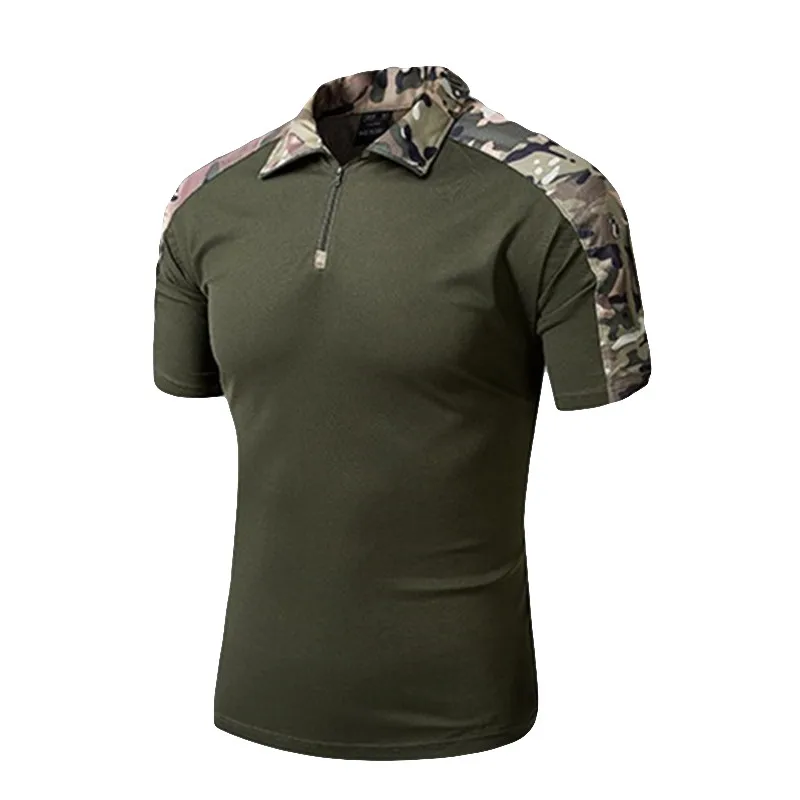 

Tactical Summer Camouflage Coolmax Shirt Mens Airsoft Army Combat Military Uniform Quick Dry Shirt
