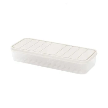 

1x Clear Plastic Fridge Organiser Storage Holder Refrigerator Fruit Veg From