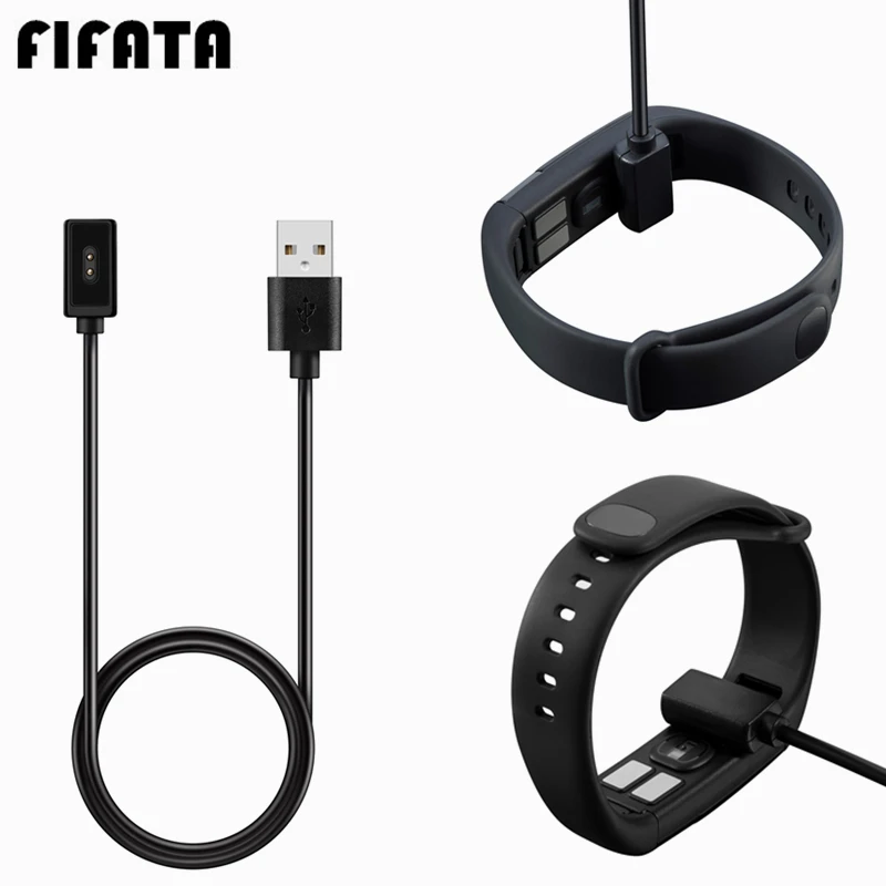 

FIFATA For Xiaomi Huami Amazfit Midong Health Smart Band 1M USB Charging Cable Cradle Replacement Charger Dock A1607