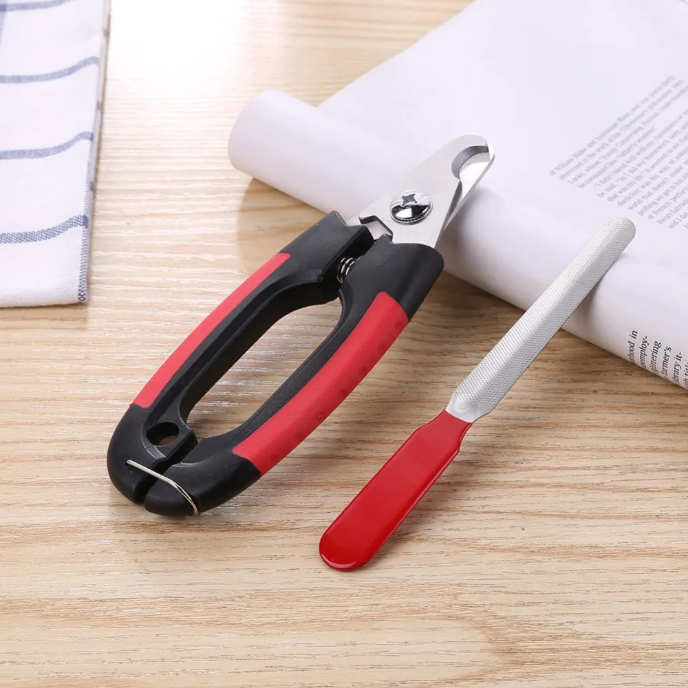 Pet Nail Clipper Pet Cat Dog Nail Clipper Cutter With Sickle Stainless Steel Grooming Scissors Clippers for Animals Pet Claws Dog Supplies