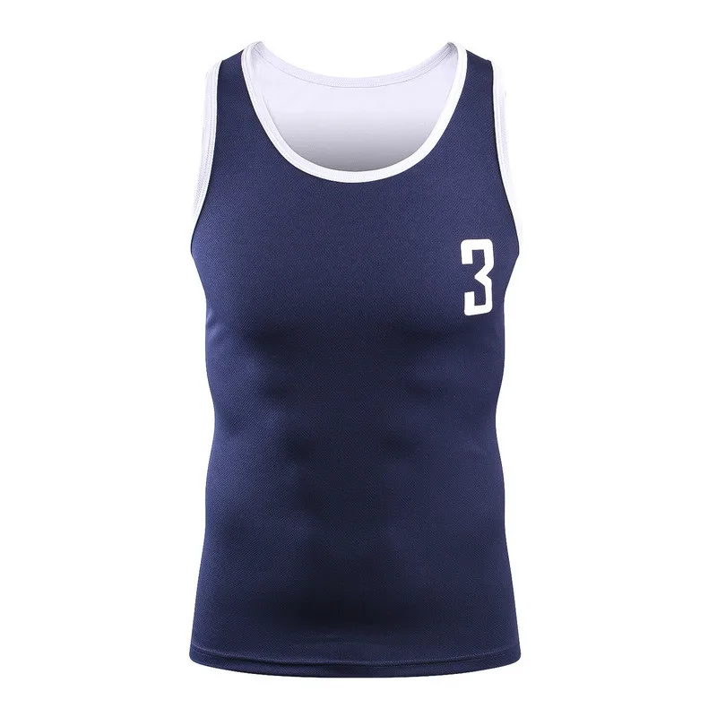 

Gyms Fitness Tank Tops Tees Sleeveless Ball Exercise Singlets Stringers Number Print Tanks Workout Vest Tanktop