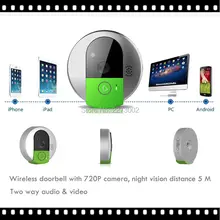 New Mini Wireless Doorbell font b Camera b font WiFi font b Door b font Intercom