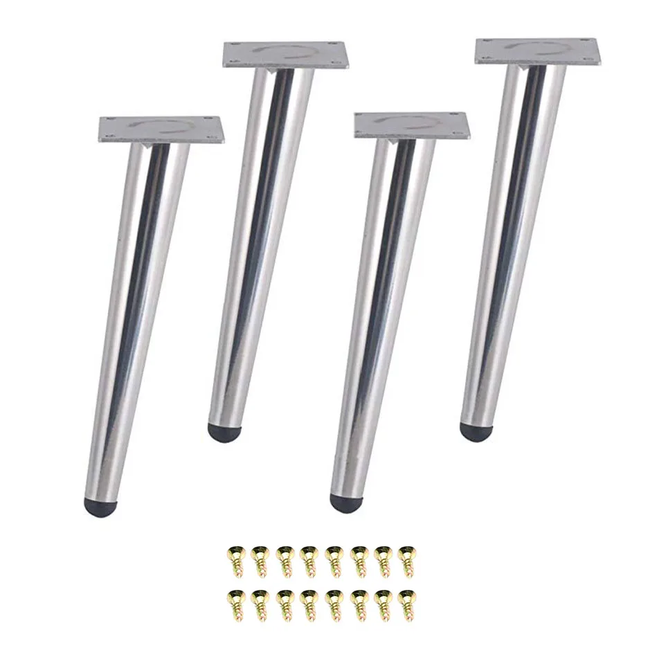 

Furniture legs, Adjustable Sofa Leg Stainless Steel Table Legs Hardware Cabinet Feet Pack of 4