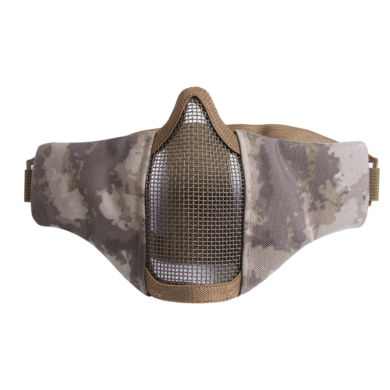 Тактическая полулицевая защитная маска с металлической сеткой для страйкбола пейнтбола - Цвет: h