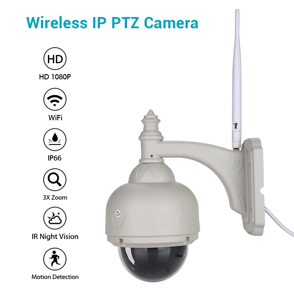 WIFI Camera Outdoor PTZ IP Camera 1080p Speed Dome CCTV Security Cameras IP Camera WIFI Exterior 2MP IR Home Surveilance WIFI Camera Outdoor PTZ IP Camera 1080p Speed Dome CCTV Security Cameras IP Camera WIFI Exterior 2MP IR Home Surveilance
