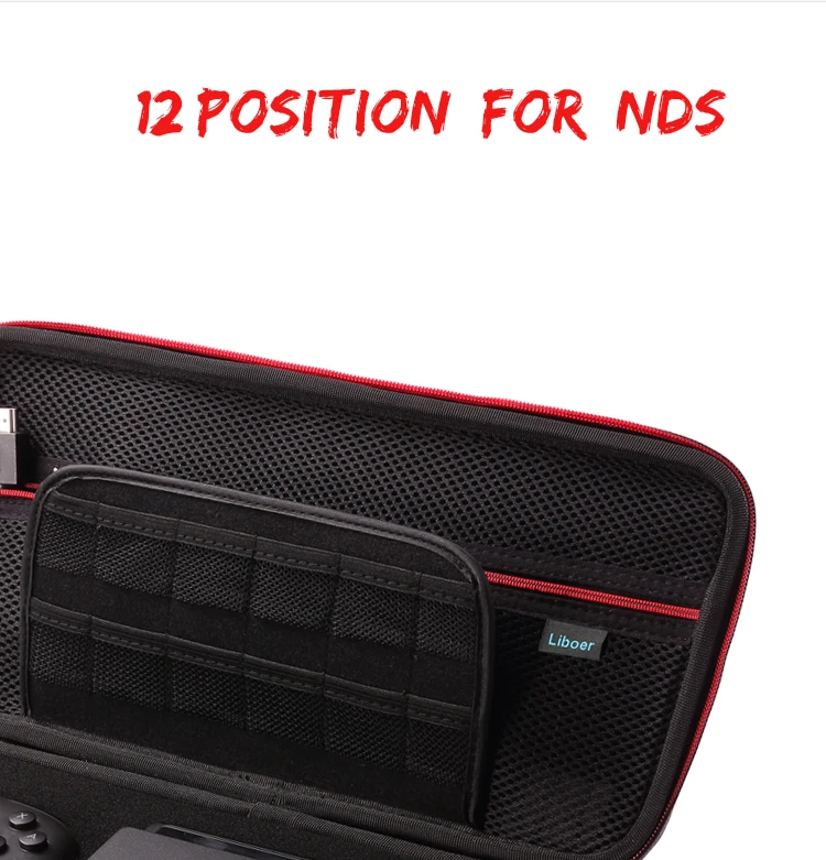 Hard Storage Carrying Case Portable Travel Bag with Handle for Nintendo Switch Console JoyCon Controller AC Adapter Charger BN30 05