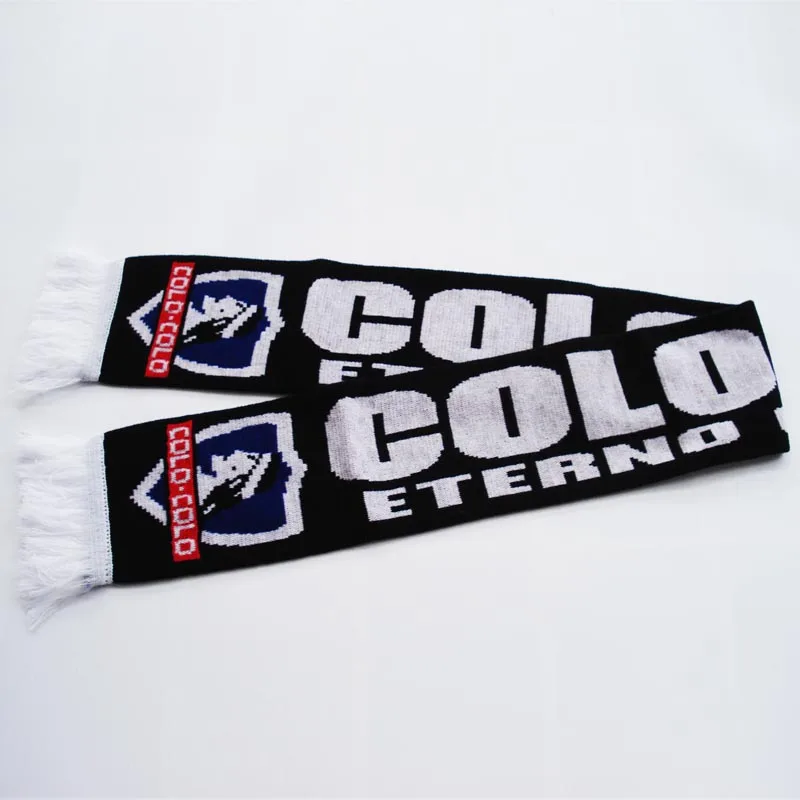 club social y deportivo colo colo knitting jacquard footall scarf knitted soccer scarffootball - Free Colo club social y deportivo colo colo knitting jacquard footall scarf knitted soccer scarffootball - Free Colo