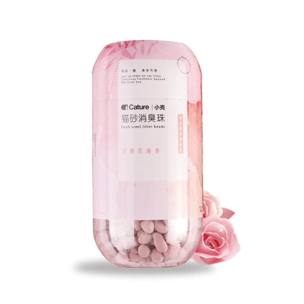 Xiaomi Cature кошачий помет дезодорант бусы 450 мл удаление запаха кошачий помет дезодорант свежий воздух питомец Flerken помет чистящие принадлежности - Цвет: Floral fragrance