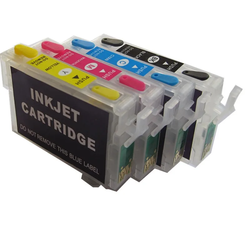 T0711 многоразовый чернильный картридж для EPSON Stylus D78 D92 D120 DX4000 DX4050 DX4400 DX4450 DX5000 DX5050