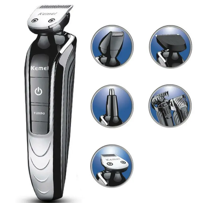 Battery Hair Trimmer Clipper Cordless Shaver Electric Razor