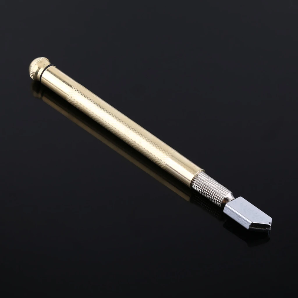 Heavy Duty Oil Filled Alloy Glass Cutter DIY Tile Mirror Cutting Knife Craft Tools