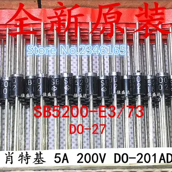 

10PCS SB5200 Schottky Barrier Rectifier Diode 5A 200V DO-201AD/DO-27