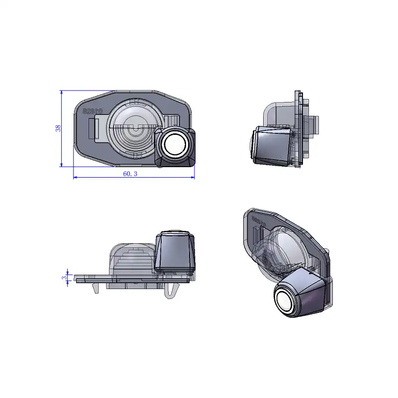 Для BYD G3 L3 S6 G6 Reasoo Автомобильная реверсивная парковочная HD CCD камера с углом обзора