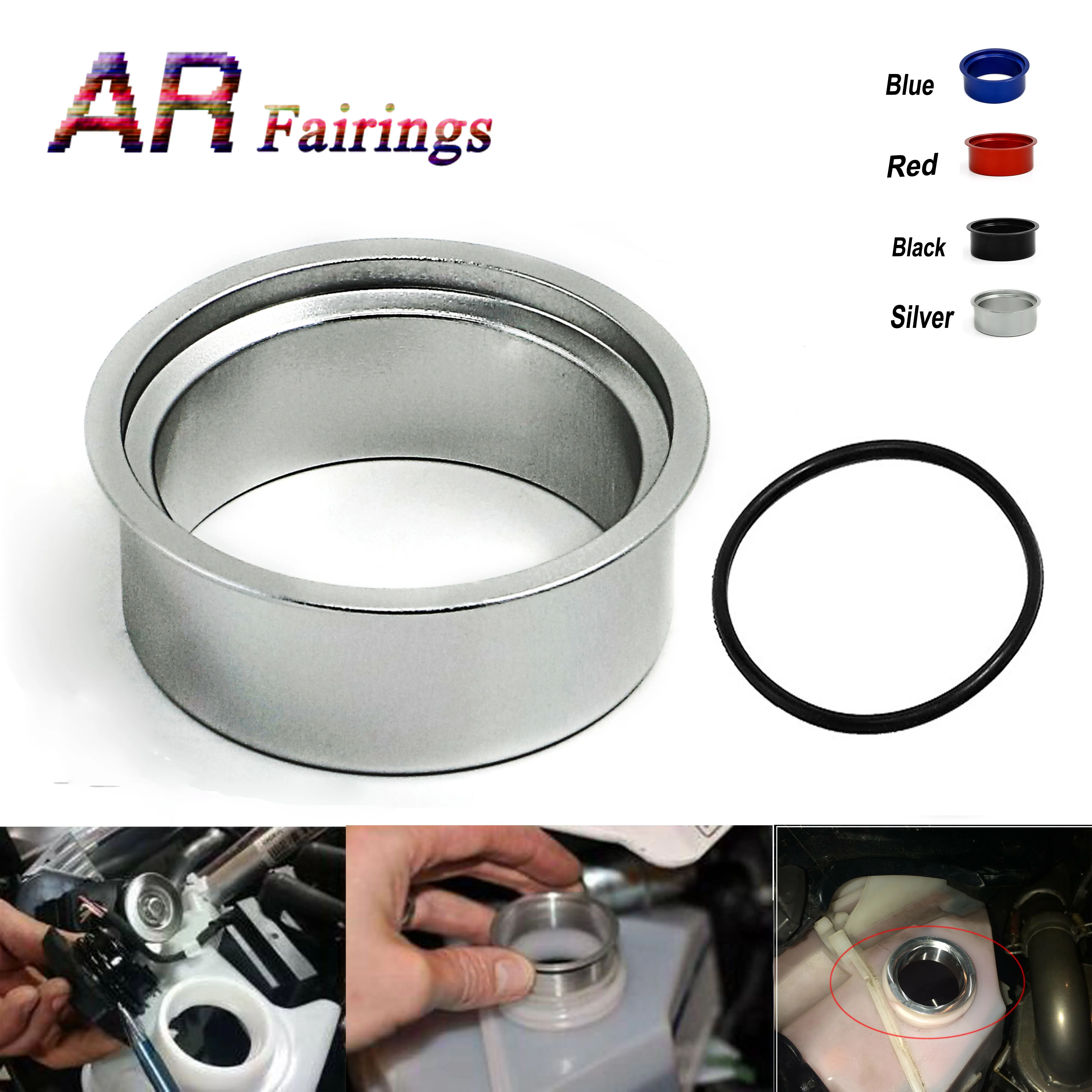 

1.75" Aluminum Oil Tank Opening Repair Sleeve For Polaris Pro Rush Edge Evolved Aggressive Chassis Arctic Cat M-series SkiDoo