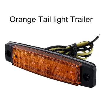 

2016 New 10pcs 24V 6 LED Car Bus Truck Trailer Lorry Side Marker Indicator Light Side lamp best selling