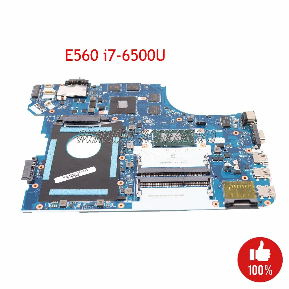 For Lenovo ThinkPad E560 NM-A561 motherboard 15.6/" 01AW106 i7-6500U CPU R7 M370