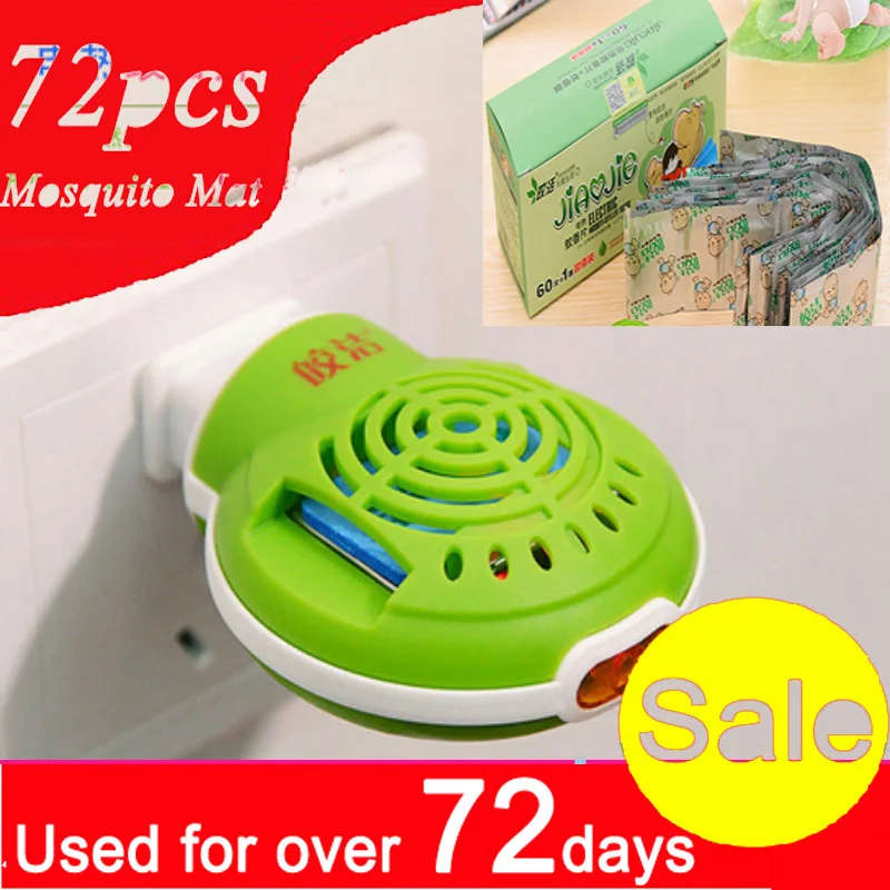 72pcs/lot anti mosquito Electric Mosquito Mats and Electric Naphtaline