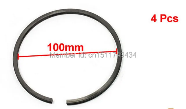 

Repairing Part 4 Pcs 100mm Dia Piston Rings Set for Air Compressor