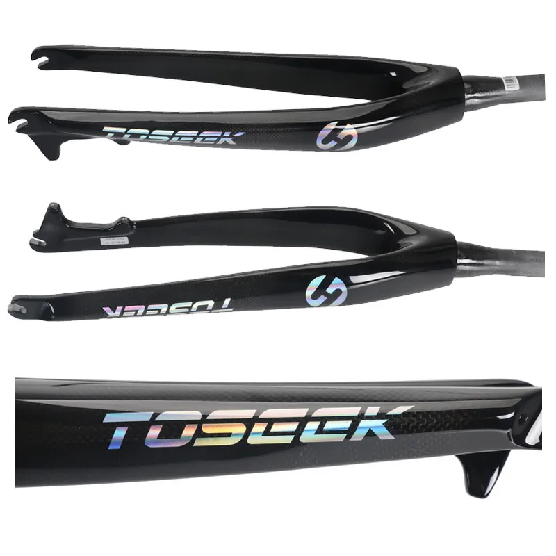 

Full Carbon fiber fork Colourful laser mtb mountain cone Tapered Rigid Bike bicycle fork 26/27.5/29er inch bicicleta accessories