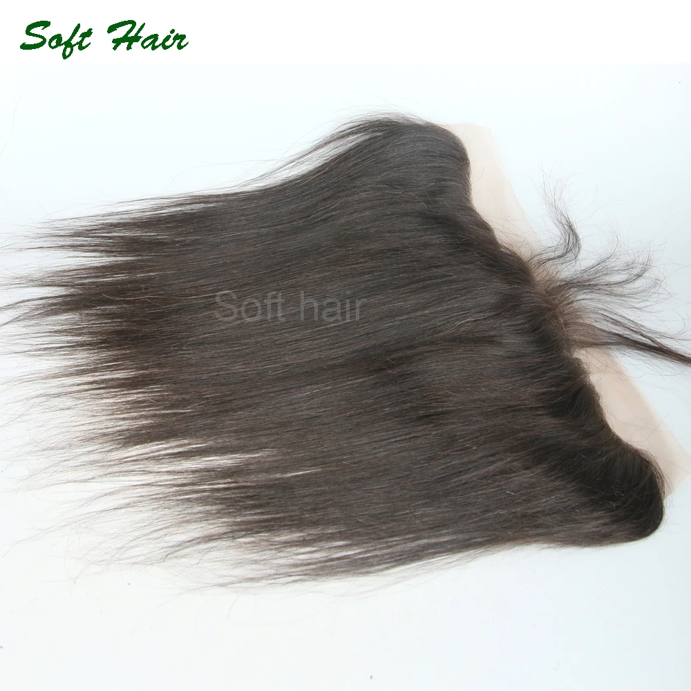 

Beauty Forever Hair Products Lace Frontal Hand-Tied 13*4 Jet Black Color Queen Hair Gorgeous 100% Brazilian Straight Hair