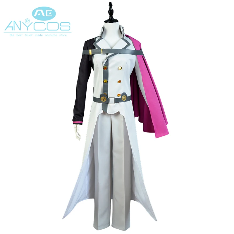 

Seraph of the End Crowley Eusford Uniform Cloak Coat Jacket Pants Outfit For Men Anime Halloween Cosplay Costume