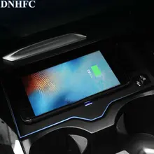 DNHFC мобильный телефон беспроводной зарядки Pad Модуль автомобильные аксессуары для BMW X3 G01 2018 20i 30i 20d 30d автомобиль украшения