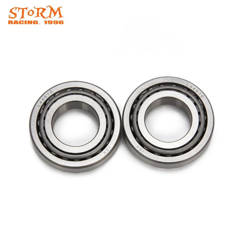 2x Tapered Roller Wheel Bearings Cone Cup Sets For Harley Davidson