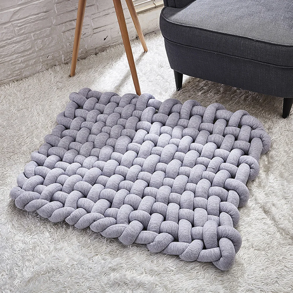 MINOCOOL тканый коврик ручной работы ребенка ползать нескользящий коврик декоративная подушка для дома Подставки для фотографий