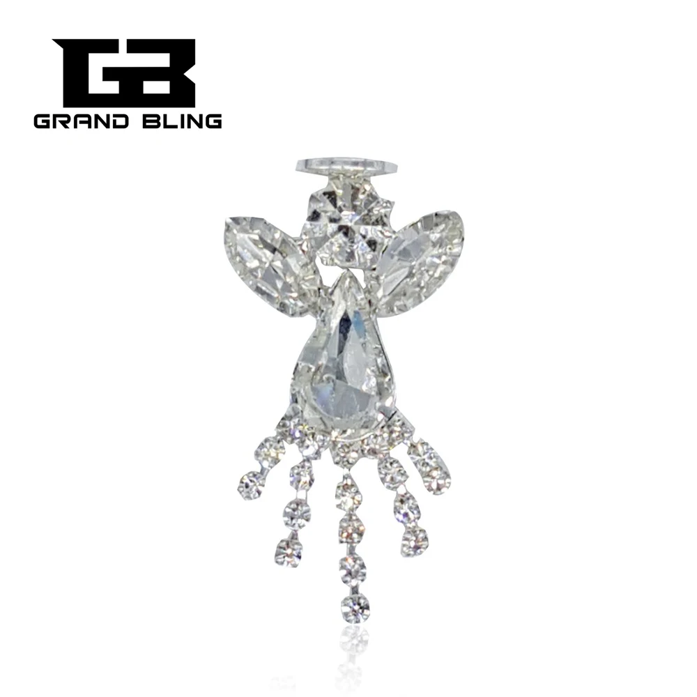 

Blingbling Crytal Angel Pin Fashion Costume Brooches Jewelry