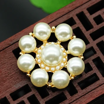 

New 10 pieces High grade metal Handmade pearl jacket buttons shirt Sweater button Decorations Accessories 25mm Free shipping