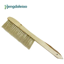 Инструменты для пчеловодства 2 ряда твердая деревянная пчелиная щетка с пластиковым волокном для пчеловодческий или пчеловодческий № 17