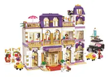 10547 Girls Friends HeartLake Grand Hotel Building Blocks kids DIY Educational Bricks Toys gift Compatible with Legoings 41101