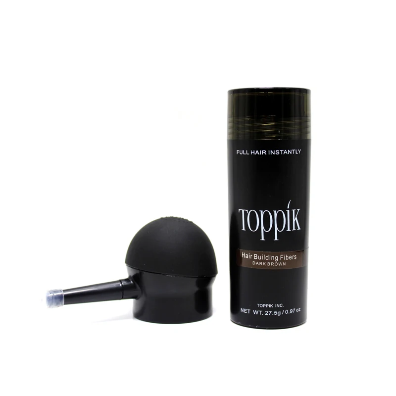 

27.5g Hair Building Fibers+Spray Applicator Styling Color Powder Extension Keratin Toppik Hair Fiber Thinning Hair Keratin