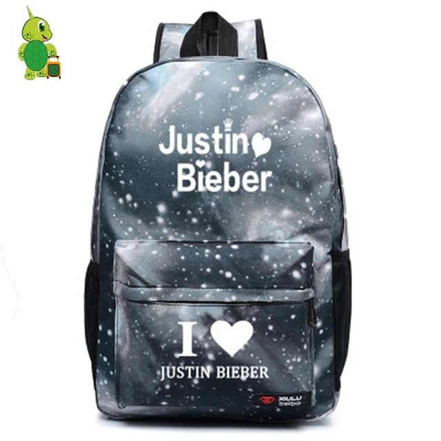 Buy Justin Bieber Luminous Backpack I Love Justin
