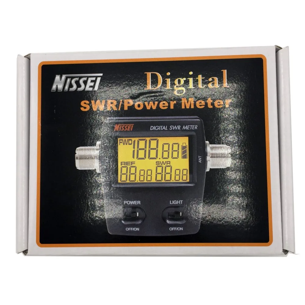 

New NISSEI RS-70 Digital SWRPower Meter Two-way Radio HF 1.6-60MHz 200W M Type Connector SWR Power Meter for Walkie Talkie