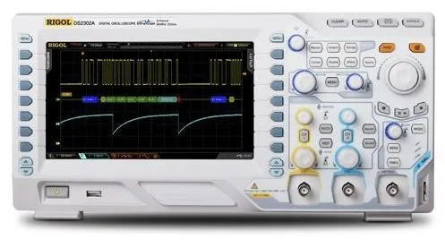 

Rigol DS2202A-S Digital Oscilloscope 200MHz 2GSa/s/ 14Mpts(standard) 56Mpts(option) WITH Signal source