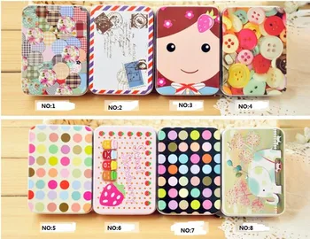 

Lovely Metal Rectangular Jewelry Storage Box Candy Tin Box Organizer Holder Trinket Gift Mini Cute 300pcs/lot Free shipping