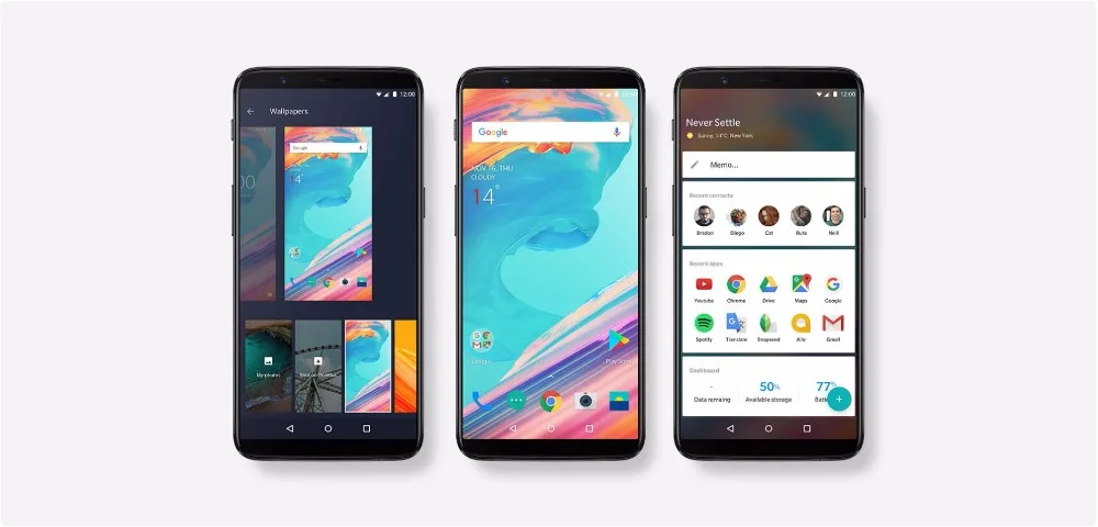 Смартфон Oneplus 5 T 5 T 8GB 128GB Snapdragon 835 Octa Core 6,0" 20.0MP 16.0MP двойная камера LTE 4G Android 7,1 OxygenOS