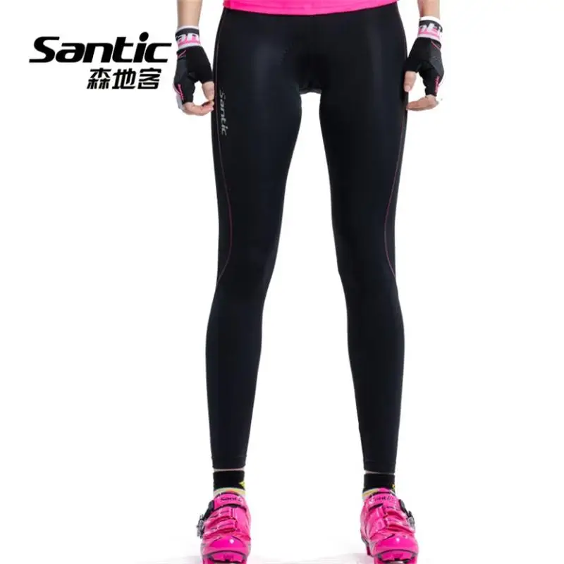 

2017 Hot Woman Breathable&Elastic Cycling Pants Spring&Summer MTB Road Bicycle Pants Trousers UV Protection Santic L6C05070H