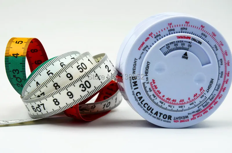 Розовый цвет калькулятор индекса массы тела для поддержания здоровья тела, рулетка Индекс Массы Тела с выдвижной кнопкой