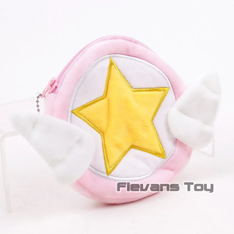 Карточка Captor Sakura мультфильм Kawaii монета плюшевая сумка мягкая игрушка кукла 10 шт./партия
