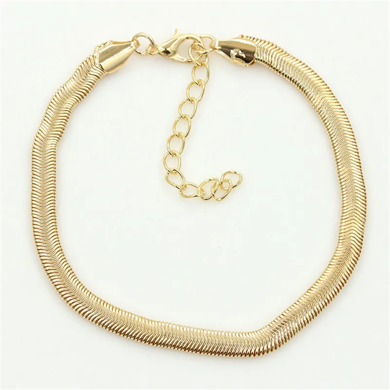 Модные новые женские лодыжки браслет ноги ювелирные изделия простой: золото, серебро цепь Шарм пляж богемный браслет на лодыжку подарки