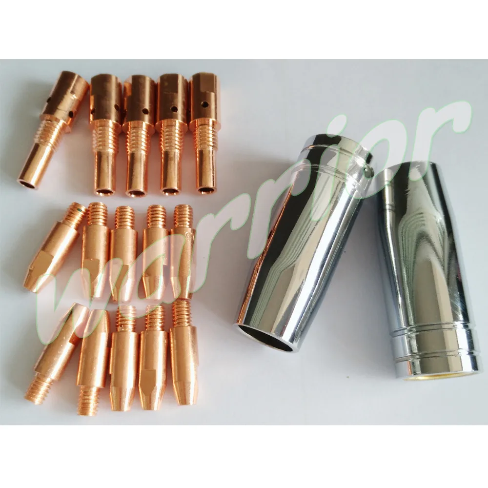 

Contact Tips Holder Nozzles Consumables Kit For MB 25AK MIG Welding Torch M6*28*0.8